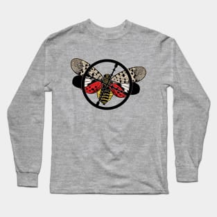 Spotted Lantern Fly Target Long Sleeve T-Shirt